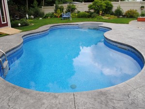 salt water swimming pool