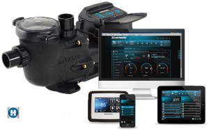 Hayward pool pump with software installed
