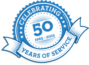 50 years of service badge