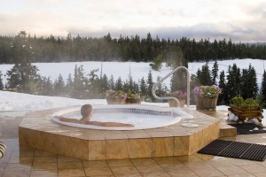 hot tub winter