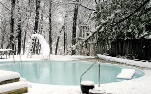 Swimming pool safety covers can help protect your pool from harsh winter weather.