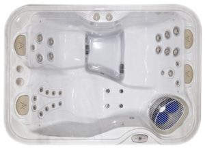 2 person hot tub - top view