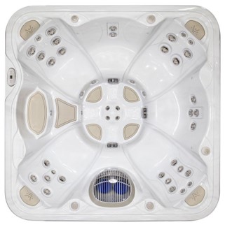 4 person hot tub - top view