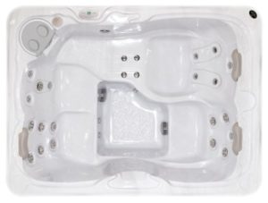 3 to 4 person hot tub - top view