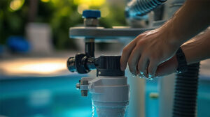Pool Filtration in back yard
